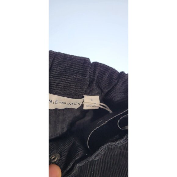 Lot 4 Janie and Jack Boys Corduroy Pants Size 3 | Brown Navy Beige | Holiday Emb - Picture 15 of 15